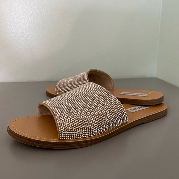 Steve Madden slip on rhinestone sandals - Picture 5 of 5